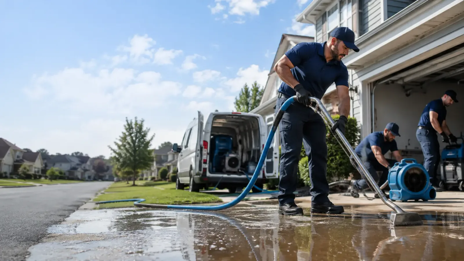 Flood Damage Restoration in Saxon, WI